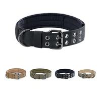 1 pezzo Collare regolabile in nylon per cani da combattimento, Collarino per 4 coloni per l'addestramento all'aperto per il cane da addestramento, Colletto per collo del cane con laccio, Corda per add