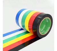 1 pezzo colorato elettrico nastro , 29ft X PVC impermeabile isolante nastro , 6 colori in A rotolo , per esterno cablaggio imbracatura , Tubo , inverno neve Strumento 9 m di lunghezza, 1,6 cm di largh