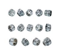 1 Pezzo con Anello di Tenuta in Ottone 1/2" M16 M17 M18 M19 M20 M22 M24 M28 M32 connettore filettato Maschio Femmina for Rubinetto purificatore d'Acqua a gorgogliatore raccordi in Rame(M19 x M22)