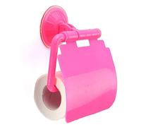 1 pezzo con coperchio in plastica da parete per bagno porta carta igienica accessori da bagno, rosa
