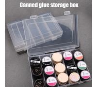 1 pezzo Contenitore per strumenti per unghie giapponese, scatola speciale per conservare colla e olio, scatola portaoggetti per strumenti per unghie, decorazione per la stanza, borse, borsetta da truc