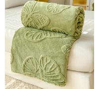 1 pezzo Coperta in stile bohémien con motivo a farfalla in jacquard e finta lana d'agnello, morbida e calda, a doppio uso come coperta o come decorazione da parete, adatta per soggiorno, camera da let
