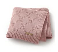 1 pezzo Coperta per bambini in maglia confortevole e semplice, adatta per tutte le stagioni, perfetta anche per San Valentino ATTENZIONE: Da usare solo sotto la supervisione di un adulto, altrimenti c