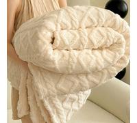 1 pezzo Coperta tinta unita, leggera e morbida, adatta per tutte le stagioni, soffice e confortevole, utilizzabile per la decorazione della casa, può essere usata per letto, divano, ufficio, camera, d