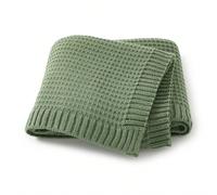 1 pezzo Copertina avvolgente semplice in maglia per neonati, adatta per l'auto e l'uso quotidiano, per tutte le stagioni, regalo d'amore per San Valentino Tagli UnicaColore unicoMaglieria