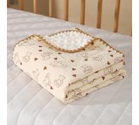 1 pezzo Copertina per neonato in materiale flanella a pois, avvolgente per fasciatura, 100*100cm, amore di San Valentino ATTENZIONE: Da usare solo sotto la supervisione di un adulto, altrimenti ci sar