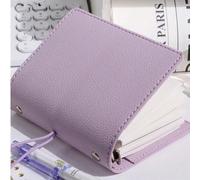 1 pezzo Copertina per quaderno riutilizzabile M5 - Texture in pelle PU, portatile con chiusura, pagine bianche sostituibili, adatto per viaggi, ideale per gli amanti dei diari e la registrazione creat