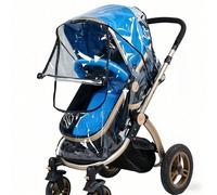 1 pezzo Copertura antipioggia per passeggino, Copertura universale per passeggino contro vento e pioggia Tagli UnicaBlocchi di colorePEVA