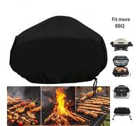 1 pezzo Copertura per barbecue in tessuto Oxford 210D, adatta per griglie Blackstone/ OG700/701 Series da 22-24 pollici, con regolazione a cordoncino Tessuto
