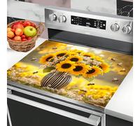 1 pezzo Copertura protettiva a forma di girasole, resistente ai graffi e al calore. Adatta per piani cottura in vetroceramica, coperchi per pentole, asse da stiro, macchine da caffè e altri elettrodom