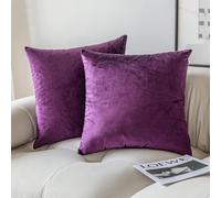1 Pezzo Copri-cuscino Quadrato Morbido In Velluto Per Divano Letto, 18x18 Pollici, Viola, Il Cuscino Non È Incluso 40*40,45*45,60*60,30*50,50*50,55*55,43*43,48*74,45*45(2 pezzi),30*50 cm (2 pezzi),40*