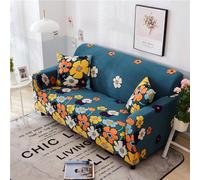 1 pezzo Copridivano elastico con copertura completa a motivo floreale colorato, copridivano stampato moderno, anti-polvere e sporco, adatto per casa, aula, hotel, lavabile in lavatrice, per tutte le s