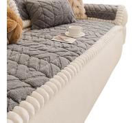 1 Pezzo, Copridivano Per Cani Lavabile, Copridivano Antiscivolo Per 2-3 Cuscini, Cuscinetti Spessi, Protezione Per Mobili(Grigio,90x240cm)
