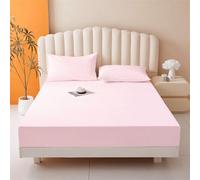 1 pezzo Coprimaterasso impermeabile tinta unita, morbido e confortevole, coprimaterasso, copriletto da camera da letto, comodo materasso imbottito, adatto per tutte le stagioni 140*200,100*200,120*200