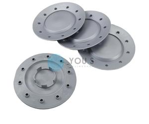 1 Pezzo Coprimozzo Mozzo Cerchioni Cappelli Supporto 165 58 Zb per Aluett Bat