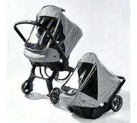1 pezzo Copripioggia per seggiolino auto compatibile con seggiolino auto per neonati e passeggino, impermeabile e antivento, traspirante, accessori universali per il viaggio del bambino Tagli UnicaPol