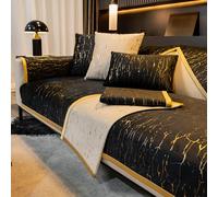 1 Pezzo Coprisedile / Copricuscino / Coprivaso Con Jacquard Di Alta Qualità E Bordo Dorato, Universale Per Tutte Le Stagioni 90*90,Posto Unico,2 Posto,3 Posto,4 Posto,90*180,Fodera per braccioli,90*21