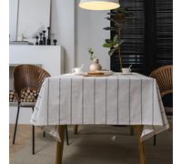 1 pezzo Copritavolo in tessuto decorativo Per tavolo da pranzo modelli righe moderno poliestere 100*140,140*140,140*180,140*220,140*200,140*300,140*240,140*260Colore unicoTessuto