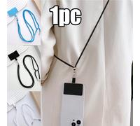 1 pezzo Cordino per telefono lungo, tracolla staccabile per telefono, catena di ricambio antifurto per borse/portafogli nero,rosa,grigio,blu,Bianco,ViolaABS