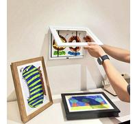 1 pezzo Cornice magnetica per opere d'arte - Facile da aprire per cambiare rapidamente le opere in mostra - Decorazione versatile per pareti di casa e ufficio - Ideale per le vacanze e come regalo A4,