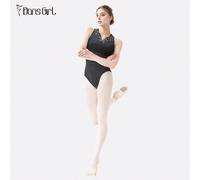 1 pezzo Corpetto da donna in pizzo ricamato per danza classica, moderna e ginnastica, body attillato per ragazze L,M,S,XL,XSPizzo