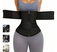 1 pezzo Corpetto sportivo modellante per vita, top contenitivo per fianchi e addome con scollo aperto, biancheria intima e modellante da donna. Si consiglia di aumentare la taglia di una misura in qua