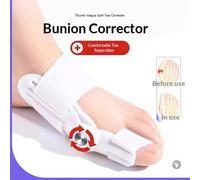 1 pezzo Correttore Alluce Valgo Unisex, Separatore per Dita Regolabile, Adatto per Piede Sinistro e Destro Tagli UnicaPoliestere