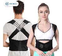 1 pezzo Correttore posturale regolabile per uomo e donna, supporto invisibile per clavicola e parte superiore della schiena con allineamento confortevole di collo e spalle - Nero Molla L,M,S,XL,XXLPol