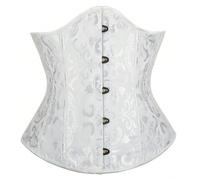 1 pezzo Corsetto stringivita per donna, corsetto snellente e modellante, accessorio per abiti da donna in stile western, cowboy, cowgirl, country, vintage, bianco, corsetto per abiti, modellatore di v