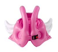 1 pezzo Costume da bagno con giubbotto di salvataggio per bambini, giubbotto di salvataggio gonfiabile per nuoto per bambini, design con ali d'angelo carino Policloruri di vinile