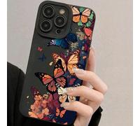 1 pezzo Cover protettiva anti caduta in TPU compatibile con iPhone/11,16PROMAX,16PRO,16,15PROMAX,14PROMAX/Galaxy,SAM/Honor X6A,X7B,X8B, a forma di mela, animale o farfalla Galaxy S9,Galaxy S9+,Galaxy