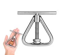 1 Pezzo Cracker per Noci in Acciaio Inossidabile, Apri-Noccioli Triangolare, Cracker Robusto per Noci, Strumento per L'apertura Delle Gusci di Noci, per Noci di Macadamia, Nocciole, Mandorle, Pecan