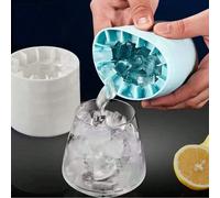 1 pezzo Crema per ghiaccio tonda, semplice, pratica, con effetto release, adatta per cucina, ristorante, vita quotidiana (colore casuale/stile) Tagli Unica,1 vaschetta per ghiaccio in silicone (versio