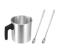 1 Pezzo Crogiolo Di Candela, 2 Cucchiai, Pentola Da Fusione, Pentolino Per Cera Candele, 1.2l Candela Profumata Fai-Da-Te Crogiolo, Cera Per Candele Fai Da Te, Usato Per Fondere Candele, Cioccolato