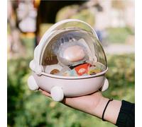 1 pezzo Culla rotonda portatile, design di alta qualità, adatta per raccogliere bambole, 2 colori disponibili, scatola di stoccaggio portatile, perfetta per esporre e raccogliere decorazioni di bambol