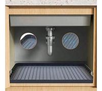 1 pezzo Cuscinetti in seta resistenti per la cucina - Impermeabile con laccio a D D per armadi di cucina e bathroom, soluzione di stoccaggio per pulire Tagli Unica,Bianco,nero,Colore casualePolipropil