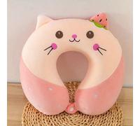 1 pezzo Cuscino da viaggio a forma di U in memory foam per il collo, adatto per letto, aereo, auto. Cuscino a forma di animale del fumetto a U in memory foam a lento ritorno, cuscino per il pisolino i