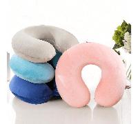 1 pezzo Cuscino da viaggio, cuscino per il collo, cuscino per aereo, cuscino da viaggio per auto, casa, ufficio, cuscino da viaggio per volo con bottone a scatto e rivestimento morbido, cuscino da via