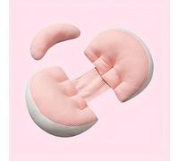 1 pezzo Cuscino di supporto lombare per gravidanza, regolabile in dimensione per alleviare la pressione sulla vita e fornire la cura più attenta durante la gravidanza Tagli UnicaBlocchi di coloreTessu