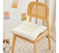 1 pezzo Cuscino per seduta di colore unito, elegante cuscinetto per sedia da ufficio, imbottitura per seduta per studenti in dormitorio o aula, cuscino per seduta stagionale, cuscino per schienale 40*