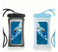 1 pezzo Custodia impermeabile universale per telefono, Protettore per telefono impermeabile 3D, Sacchetto impermeabile per telefono, Essenziale per viaggi, spiaggia, piscina, crociera, compatibile con