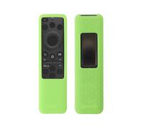 1 pezzo Custodia in silicone con telecomando compatibile con Samsung BN59-01480A, telecomando TV Custodia antiscivolo con cordino (solo custodia) (verde fosforescente)
