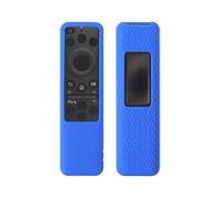 1 pezzo Custodia in silicone con telecomando compatibile con Samsung BN59-01480A, telecomando TV Custodia antiscivolo con cordino (solo custodia) (blu)