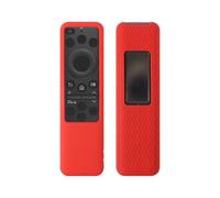 1 pezzo Custodia in silicone con telecomando compatibile con Samsung BN59-01480A, telecomando TV Custodia antiscivolo con cordino (solo custodia) (rosso)