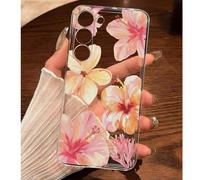 1 pezzo Custodia morbida per telefono con fiore di ibisco colorato, compatibile con Huawei Honor, Galaxy A04e/12/A13/A14/A34/A50/A52/A53/A54/S21/S22/S23/S24/S25/S25Ultra, 6A/7A/8A, 12T/13T Galaxy Note