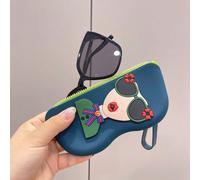 1 pezzo Custodia per occhiali in silicone con cordino, impermeabile e antiurto per proteggere gli occhiali dalla polvere, adatta per feste di rivelazione del sesso, compleanni, matrimoni, raduni e un 