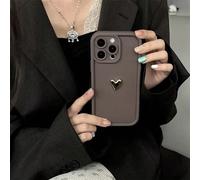 1 pezzo Custodia per telefono a forma di cuore con strass, morbida e antiurto, adatta per iPhone 16, 16 Pro Max, Infinix Smart 7, Spark Go 2024, Infinix Hot 40/40 PRO/SPARK 20 PRO, Galaxy S25 Ultra HU