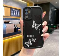 1 pezzo Custodia per telefono a onde con motivo a farfalla, resistente agli urti, stampata UV, compatibile con modelli Android Galaxy/Infinix/Redmi/OPPO/VIVO/MOTO/Realme Galaxy A73,Galaxy S22,Galaxy S