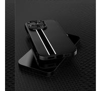 1 pezzo Custodia per telefono aziendale in pelle PU con strisce fluorescenti e fibra di carbonio, compatibile con 17 Pro Max, Galaxy S25 Ultra HUAWEI Mate 30,HUAWEI P40,HUAWEI P40 Pro,iPhone 12,iPhone