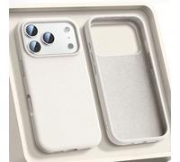 1 pezzo Custodia per telefono cellulare in silicone liquido di lusso con colore caramella e pulsante AI, compatibile con 17 AIR 16 15 14 13 12 11 Pro Max Plus, ultra sottile e protettiva anti-urto iPh